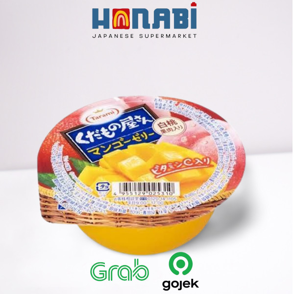 

Tarami Manggo Jelly With White Peach 160g - Jeli Agar Mangga & Peach Made In Japan