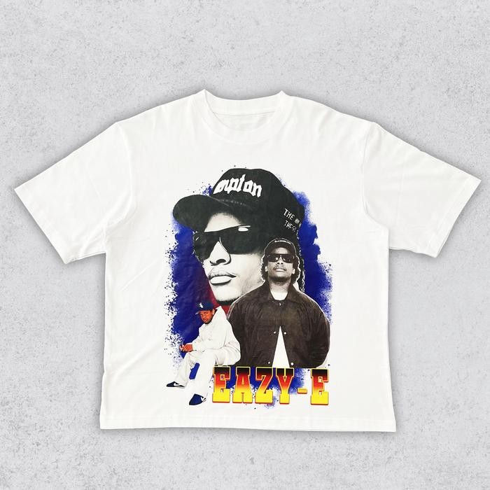 (TOP) EAZY E | Oversized Tshirt 16s | FULLHOUSE ATTIRE - Black, S