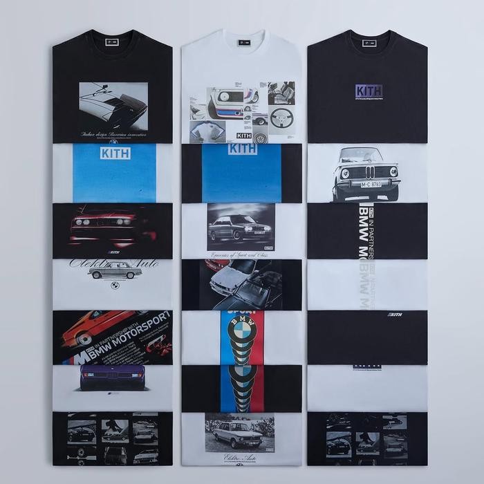 (TOP) KITH x BMW Vintage Tees 2024