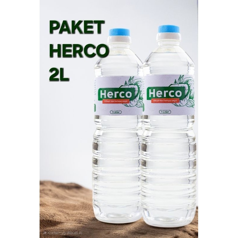 

HERCO MINYAK GORENG ORGANIK NON RBD KELAPA 2 Liter MPASI DIET