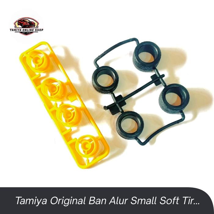 Ban Tamiya Original Velg Tamiya Small Soft Tires Alur Loose Kit Tamiya Super 1