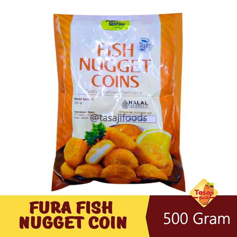 

Fura Fish Nugget Coin 500 Gram Naget Ikan