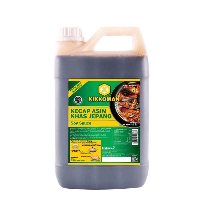 

Kikkoman HALAL Soy Sauce | Kecap Asin Khas Jepang | Shoyu Jepang 2L