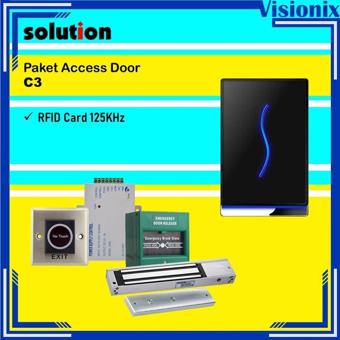 

Paket Access Control RFID Card 125KHz Access Door Solution C3