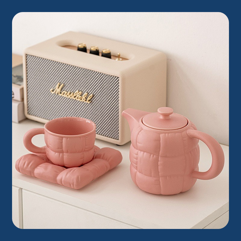 PILLOW - Set Piring - Mug Keramik - Piring Keramik Gelas Bantal Estetik Korea - Aesthetic Korean Cer