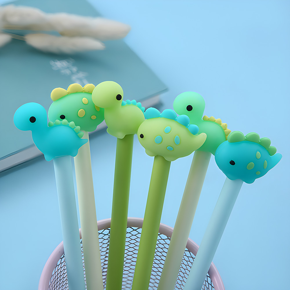 

Creative Kawaii Dinosaur Gel Pens Cute Fun Girl Kids Aesthetic Stationery Pen Funny Writing Back to School Elegant Children Gift