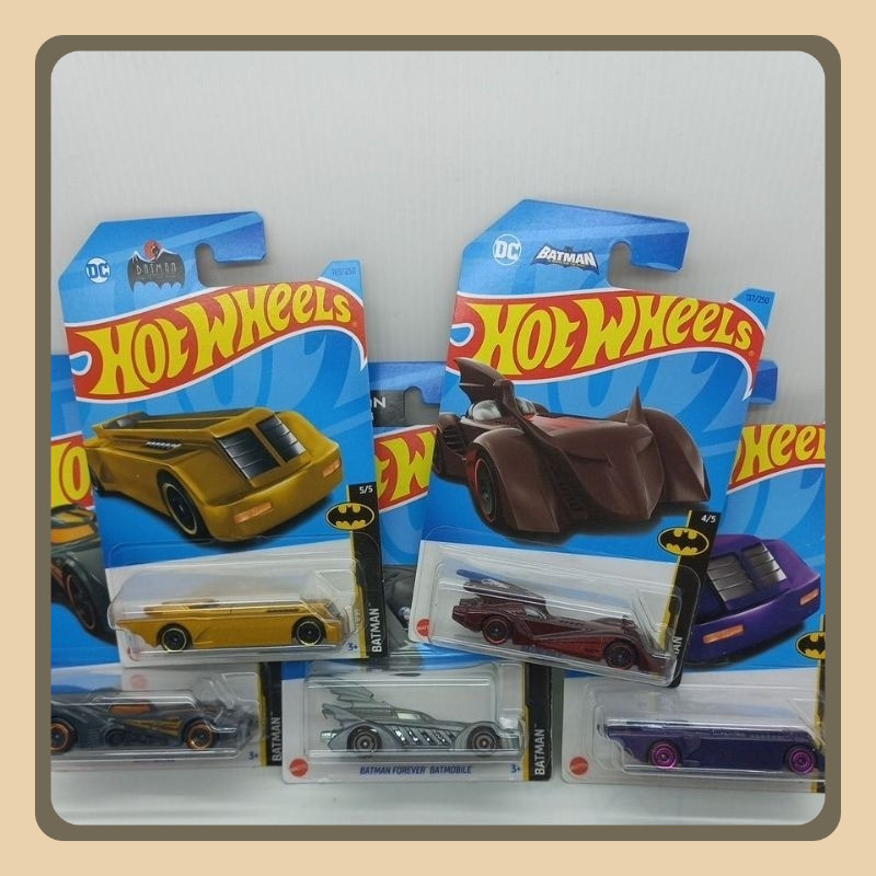 HOT WHEELS BATMOBILE/BATMAN FOREVER/BATMAN THE ANUMATEEF