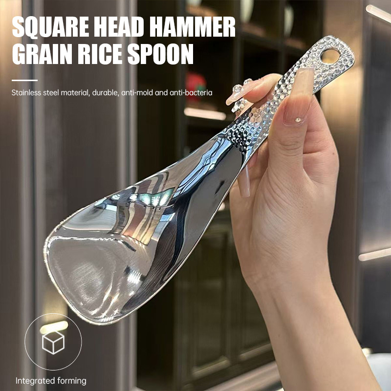 

Apligod Sendok Nasi Tahan Panas Sendok Nasi Istimewa COD Sendok Nasi Motif Palu Stainless Steel