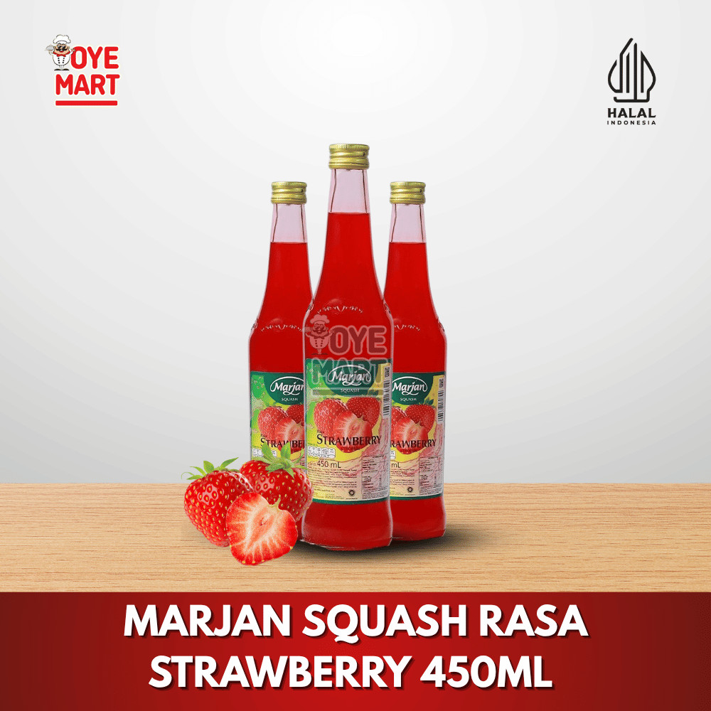 

MARJAN SQUASH RASA STRAWBERRY 450ml