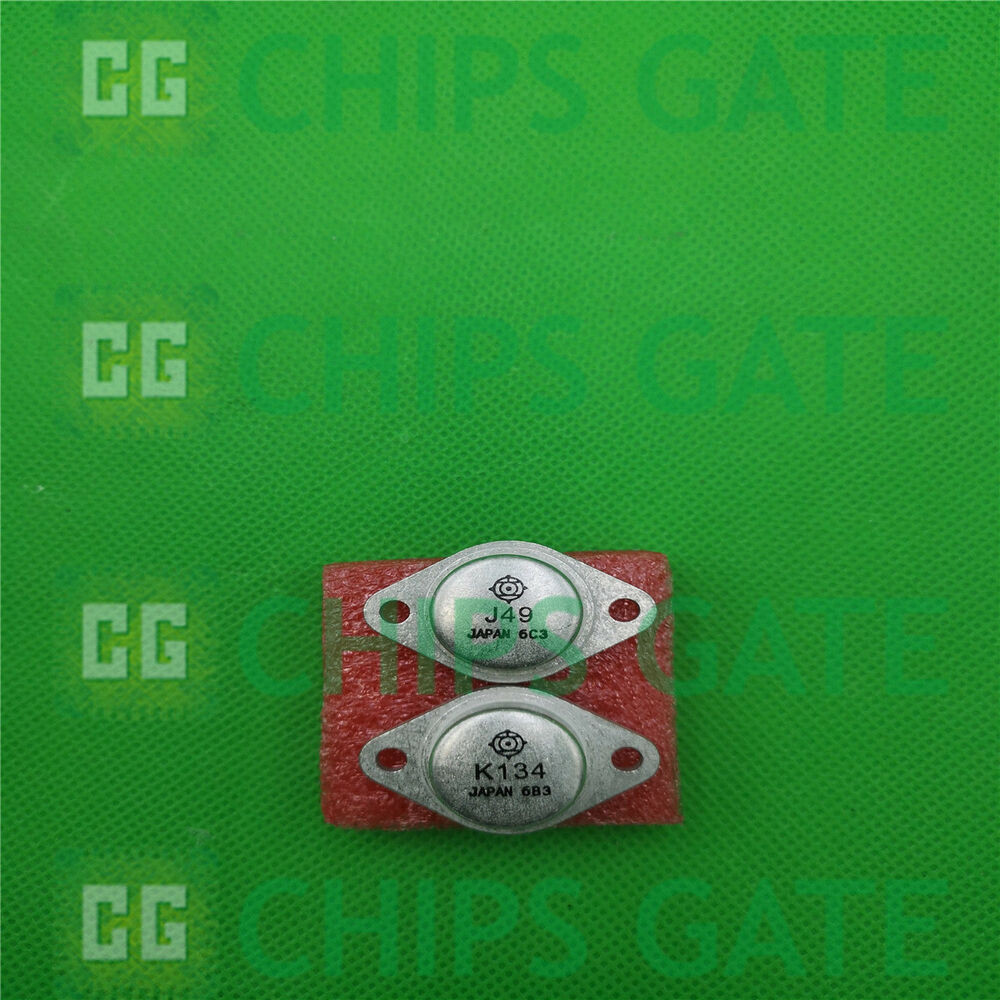 1 pair HITACHI TO-3 2SJ49/2SK134 J49/K134
