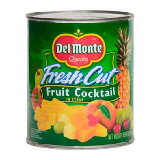 

New Arrival Fruit Cocktail in syrup DELMONTE 825gr