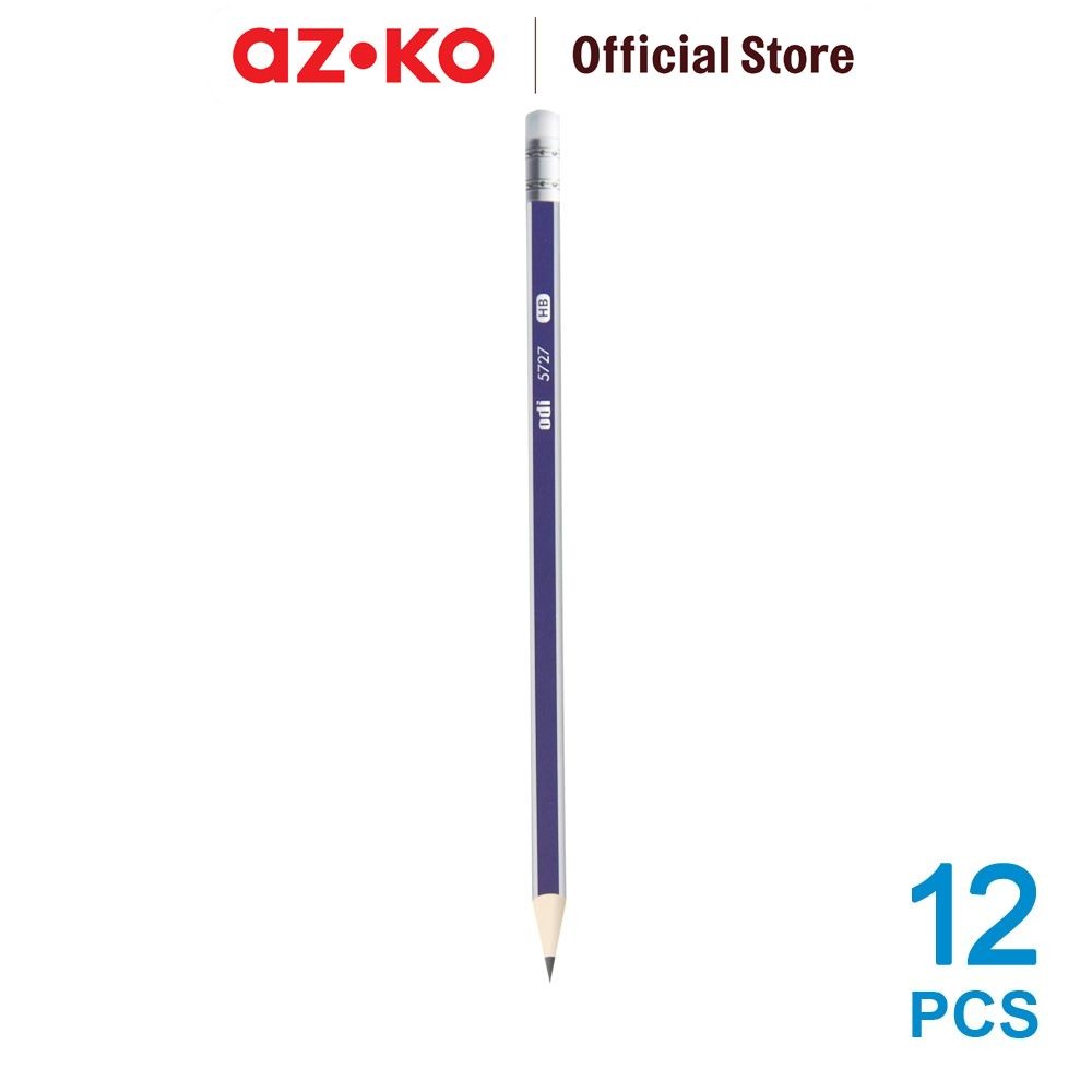 

AZKO Odi Set 12 Pcs Pensil Hb Triangular Pencil Alat Tulis Perlengkapan Kantor Dan Sekolah