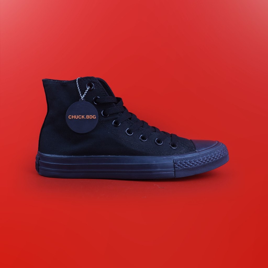 Converse Chuck Taylor All Star Full Black High 100% Original