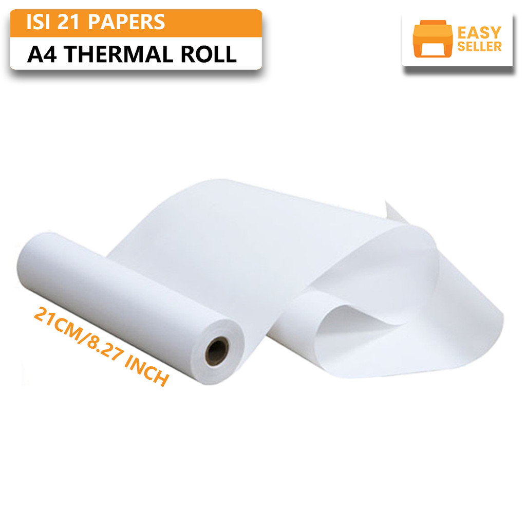 

EasySeller Kertas A4 Paper Thermal Kertas Quick Dry Long Storage Roll Dan Lembar