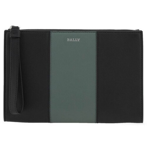 CLUTCH BALLY Haig In Green Sepcial Varian Handbag