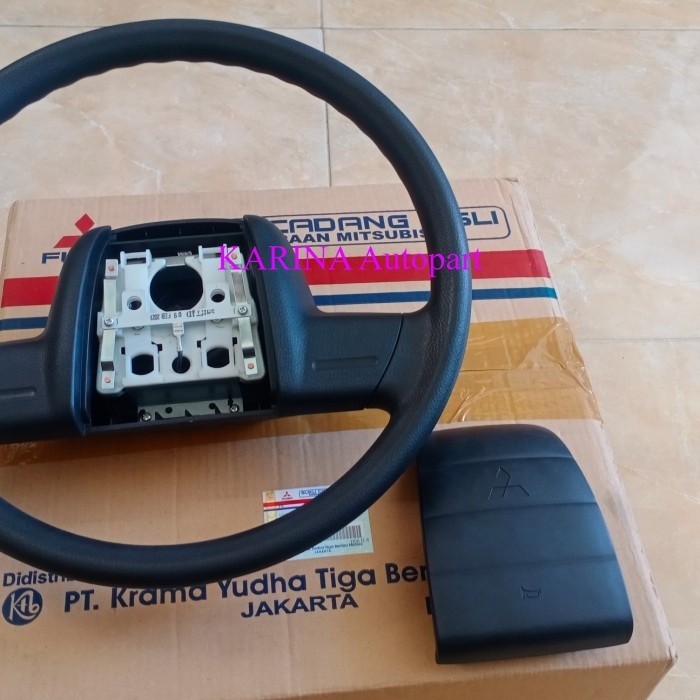 Setir ster stir steer plus knop klakson Canter turbo HDX original warna hitam 100% Original