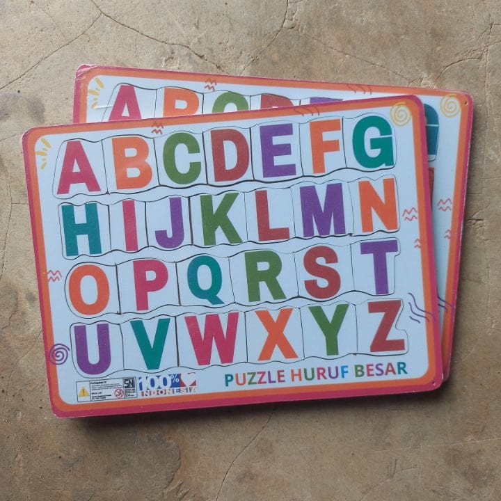 HAULA TOYS || Puzzle huruf besar, puzzle mengenal huruf ukuran, puzzle mengenal huruf