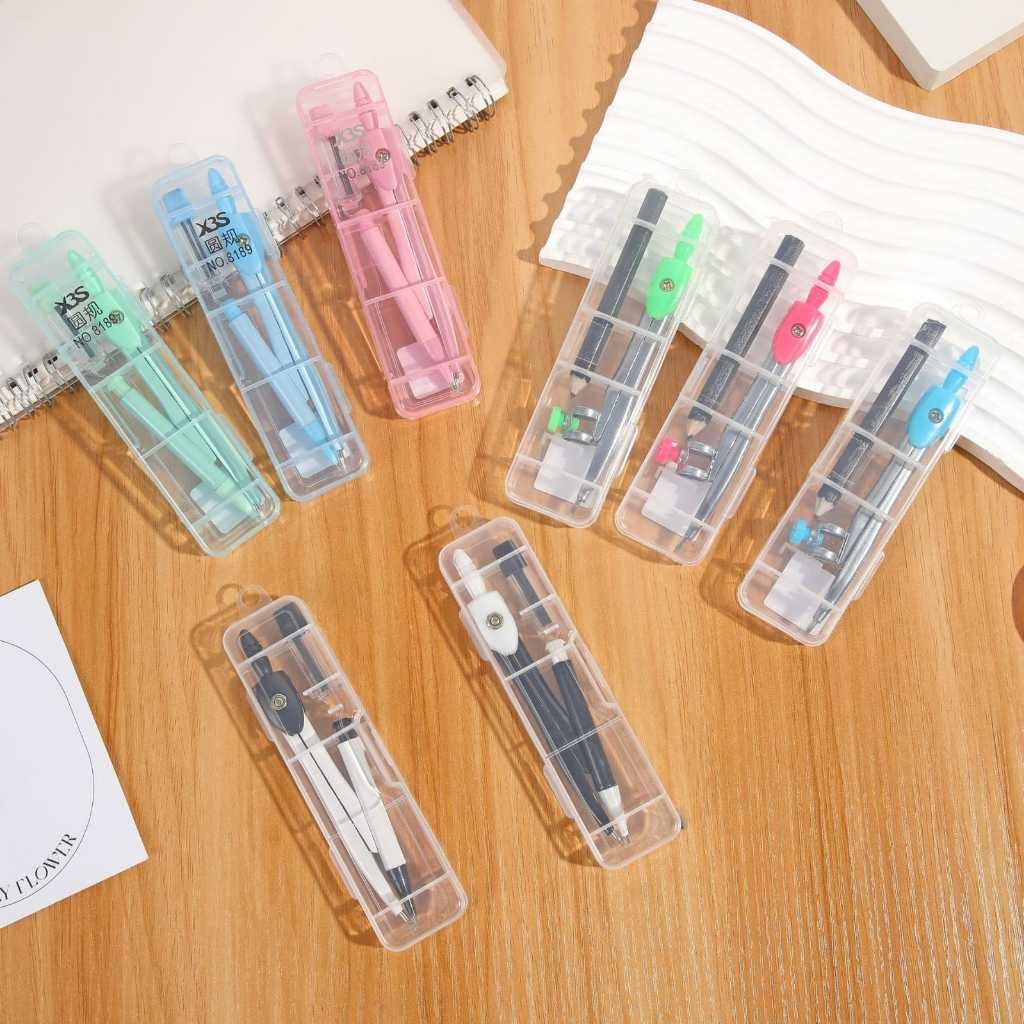 

BOBOMARTS JANGKA SEKOLAH DENGAN PENSIL 1 SET JANGKA SHIF MATH SET JANGKA SET MURAH