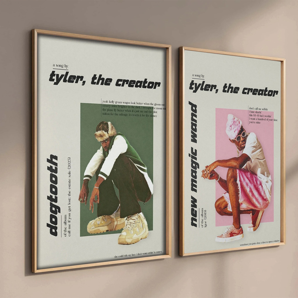 Hip Hop Rapper Singer Tyler-The Creator New Magic Wand Music Album Poster Canvas Painting Wall Art P