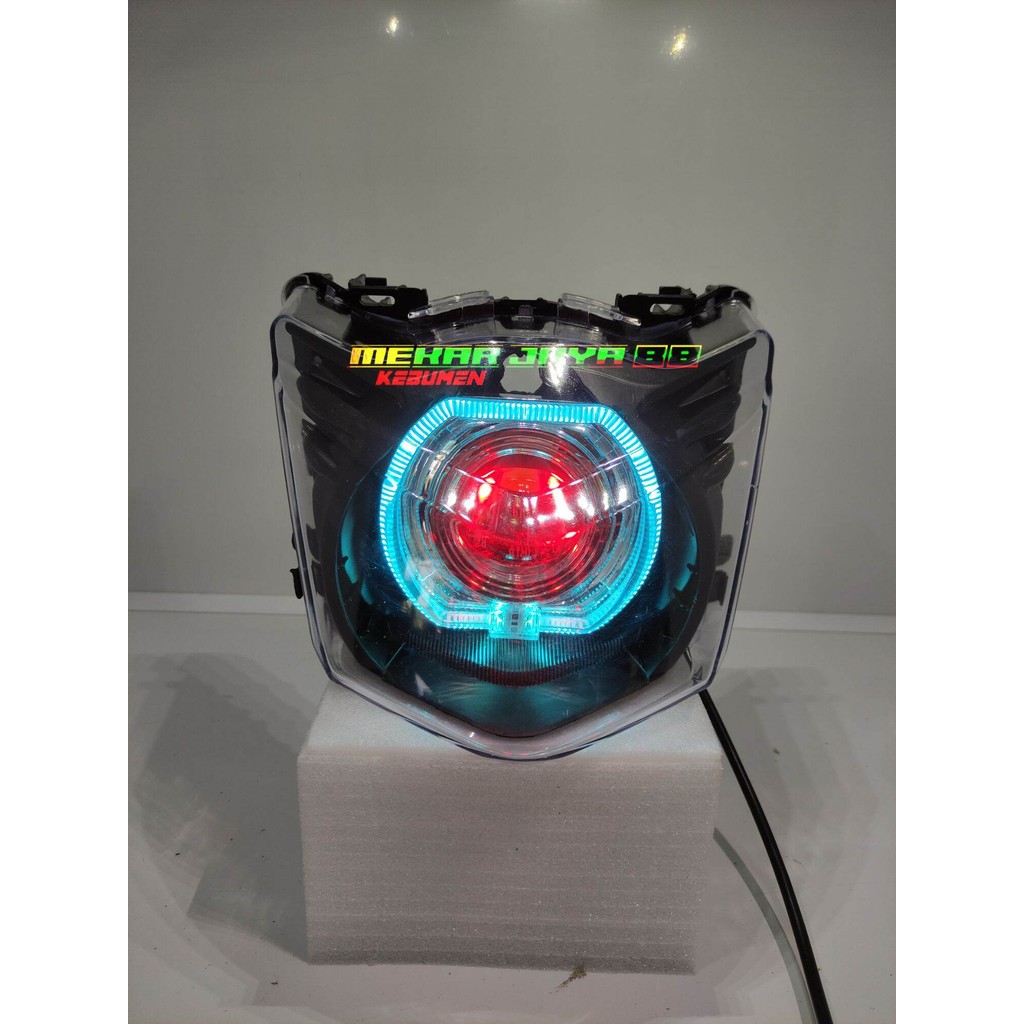 REFLEKTOR LAMPU PROJIE BILED BEAT KARBU ALA BILED