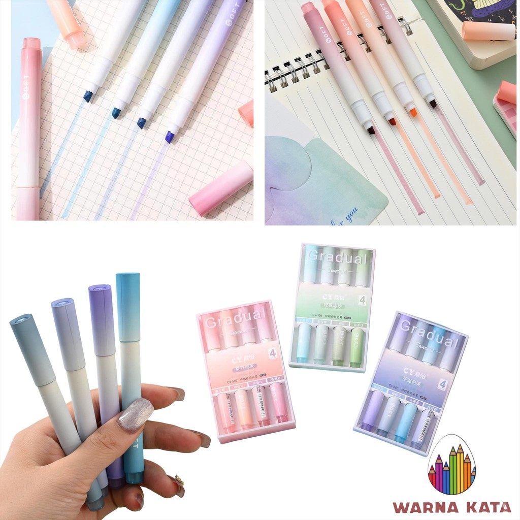 

MW018 Stabilo Highlighter Set Koleksi Pastel Soft Color Marker Warna Warni Sekolah Kuliah Catatan