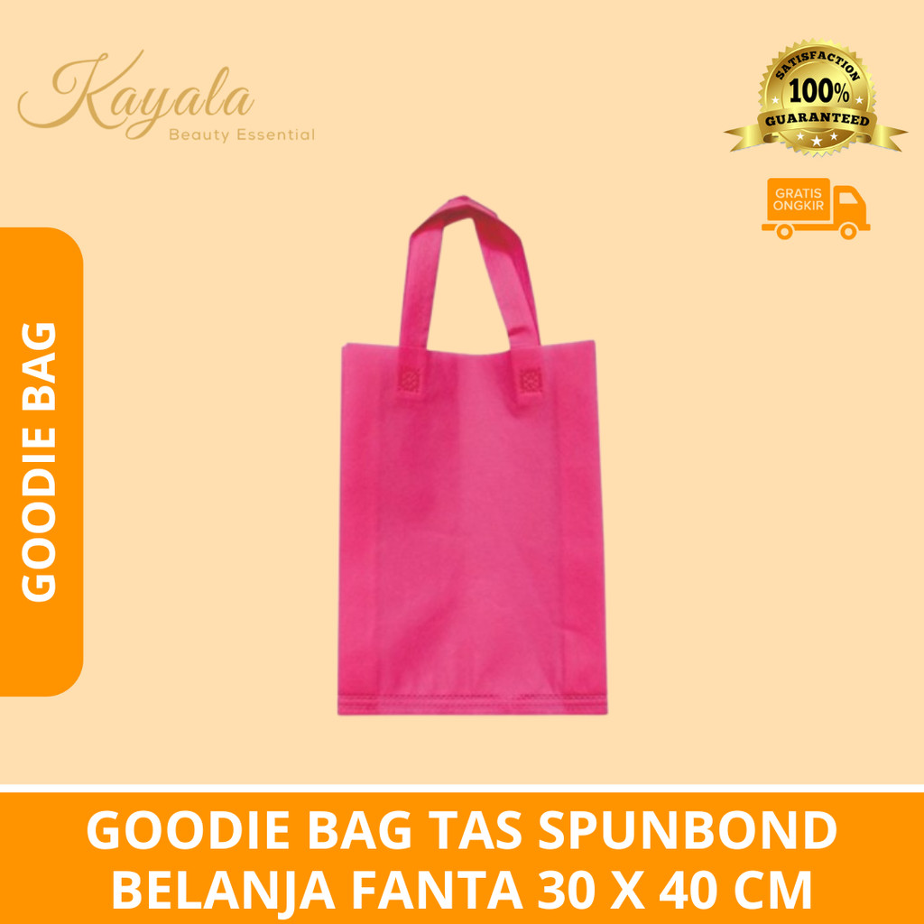 

GOODIE BAG TAS SPUNBOND BELANJA FANTA 30 X 40 CM / PENGIRIMAN INSTANT WAJIB CO INI