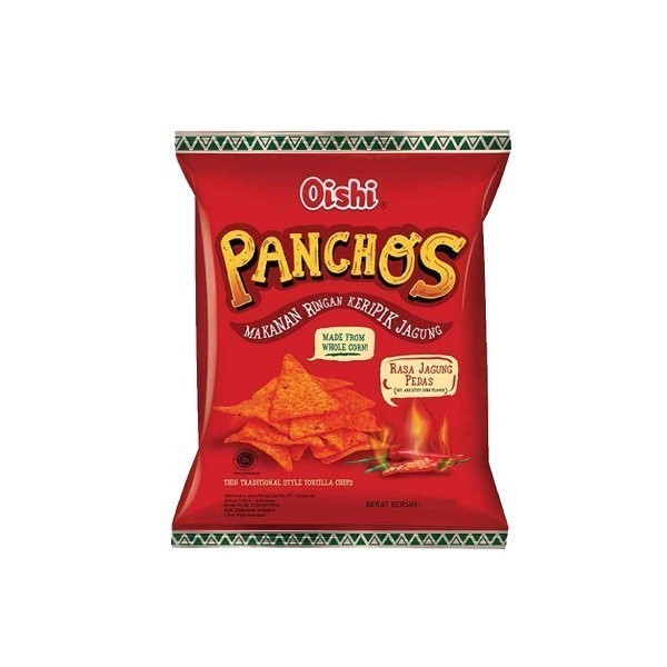 

HPM - OISHI PANCHOS JAGUNG PEDAS 145 GR AMY