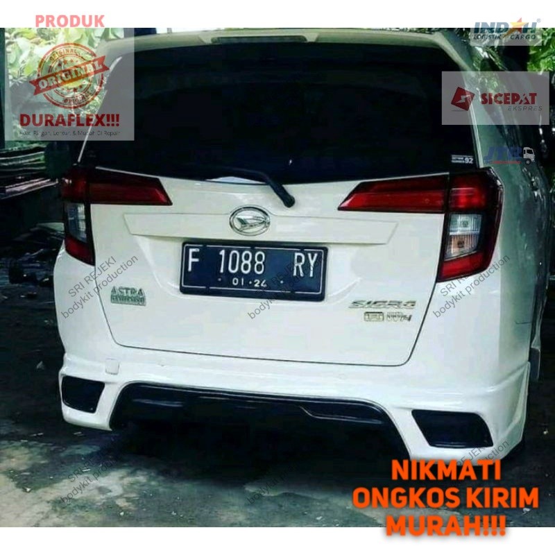 Promo Aksesoris Mobil Bodykit Belakang Calya Sigra Model Yaris