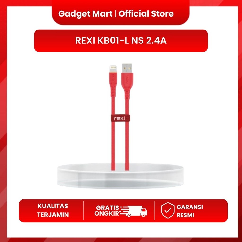 Kabel Data Lightning Rexi KB01-L NS 2.4A