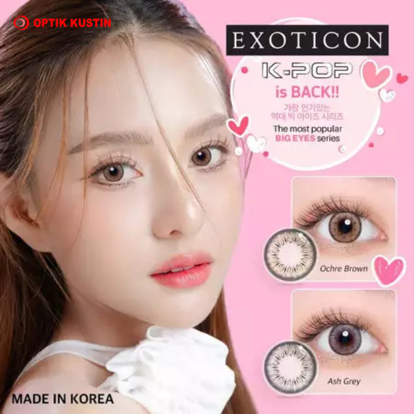 Optik Kustin Exoticon Softlens - K-POP - Ochre Brown
