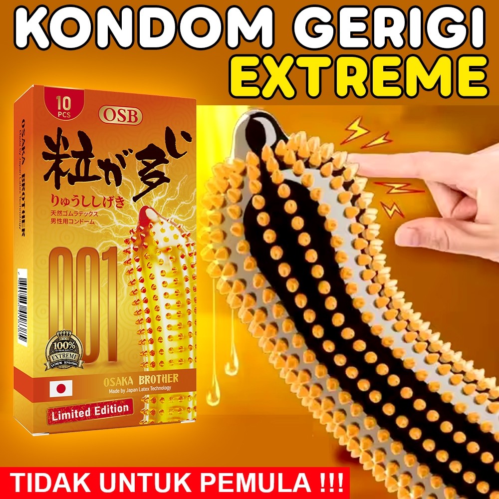 【 Top 】Tersedia Condom Dotted 001- Kondom Bergerigi Kulitas Premium - OSB Japan Condom