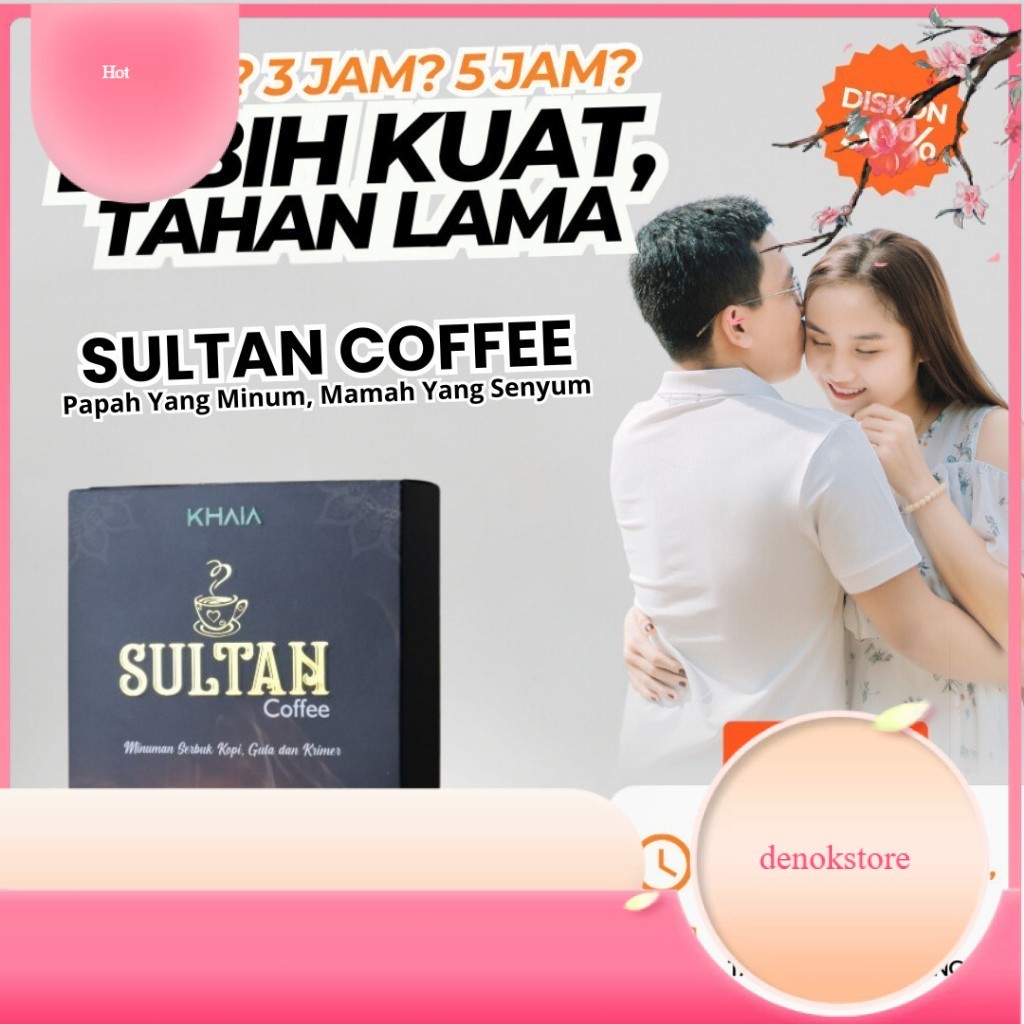 

KOPI SULTAN 1 BOX ISI 10 SACHET 100% original aman sudah berizin BPOM bukan KW