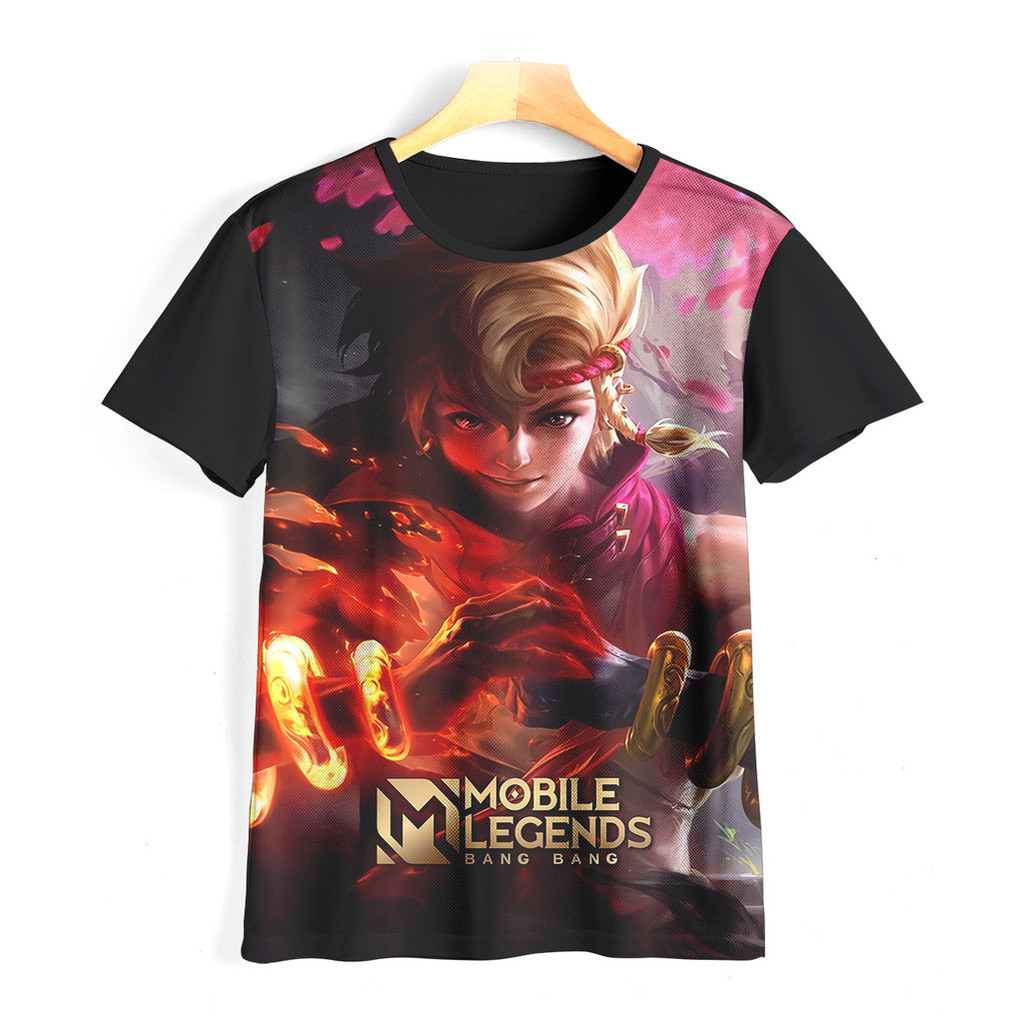 Kaos Anak YIN 07ML001YIN - Baju Anak MLBB Mobile Legends Untuk Umur 1-12 Tahun - Clemir Store