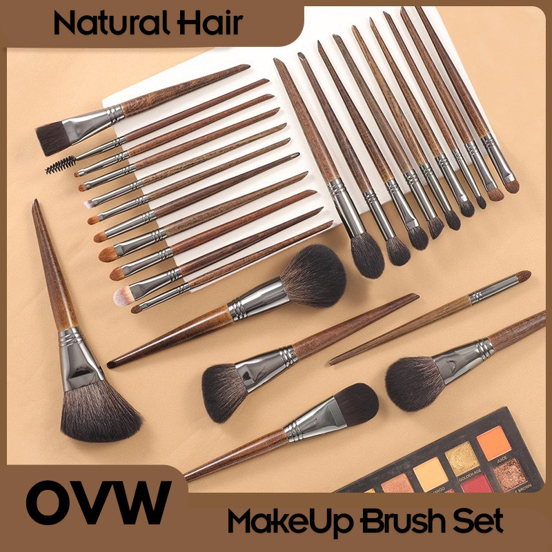 MOJIM - (FREE POUCH) OVW 26 Makeup Brush Set Pony Hair Goat Hair Profesional Makeup Brush Set Brush 