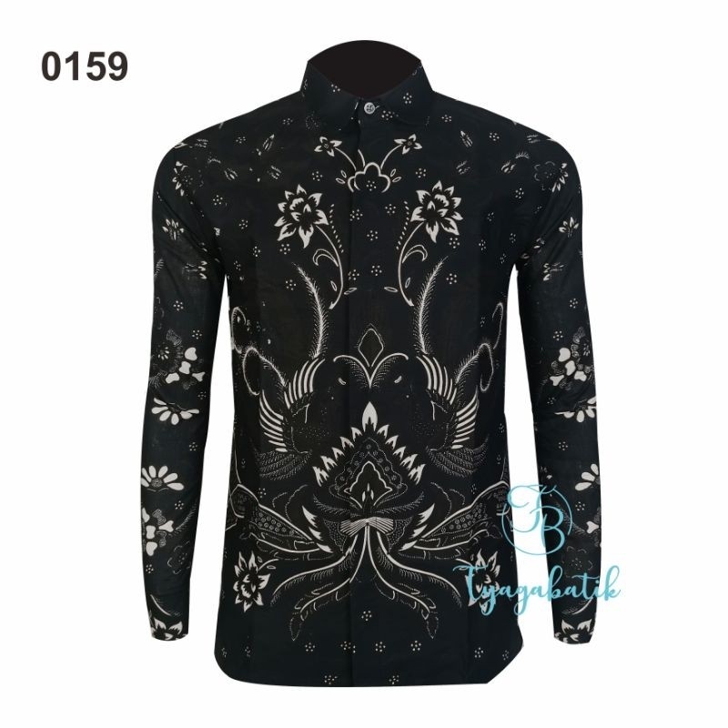 EB98JD Kemeja Batik Slimfit Lapis Furing Premium 0159 Tyaga Batik