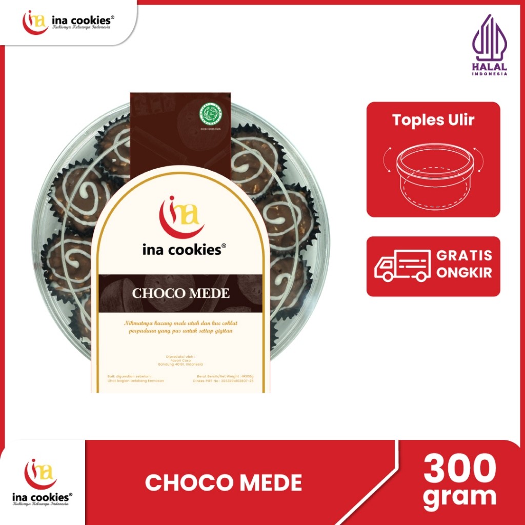 

Ina Cookies Kue Kering Premium Choco Mede Toples Reguler Agen JAktim