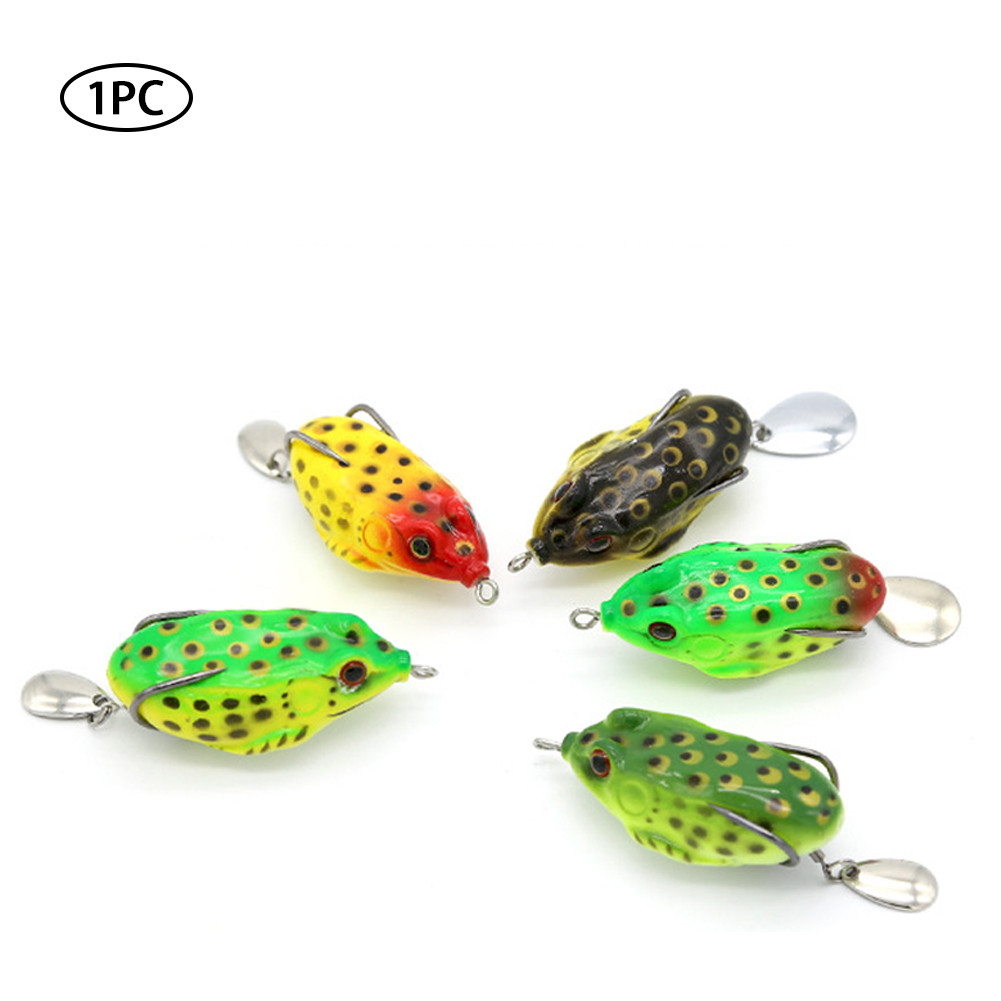 SOFT FROG REAL KATAK TOMPEL VMC MT HOOK. anyar gres lure. soft frog. sofrog. sof frog. sofrok.