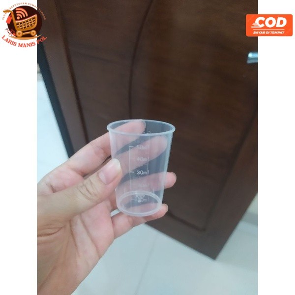 LMP Gelas Takar 50ml Cup 50ml Gelas Ukur 50ml Tanpa Tutup measuring cup 50ml Takaran 50ml