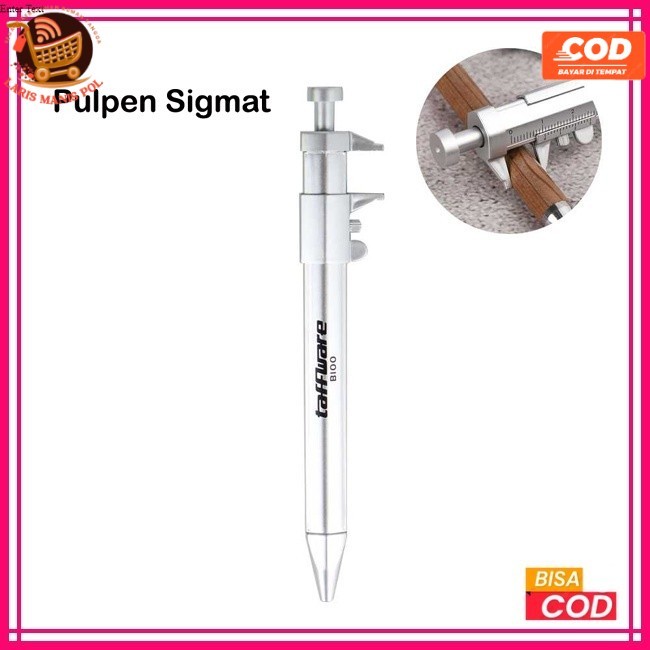 

LMP Taffware Pulpen Sigmat Ballpoint Caliber Measuring Tool Scale Ruler
