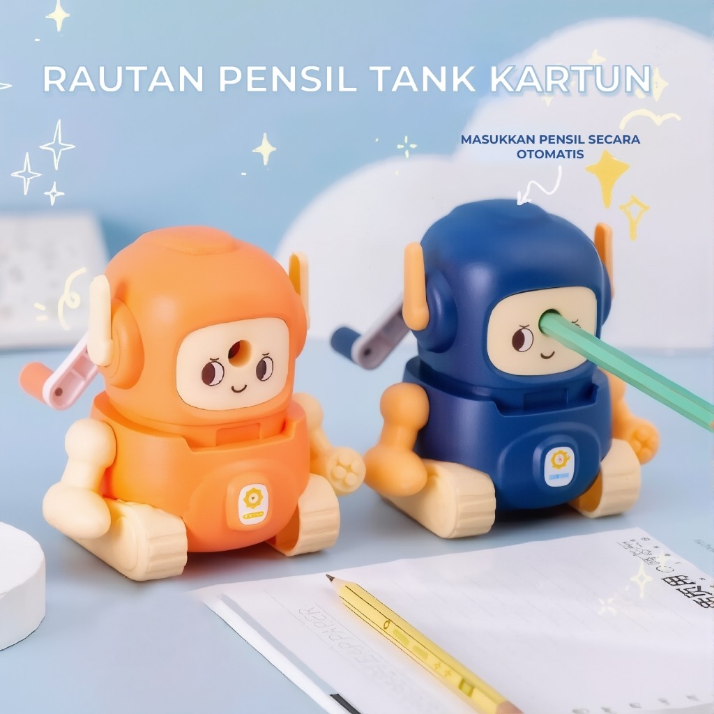 

BOBOMART SERUTAN PENSIL ANAK MOTIF TANK KARTUN SERUTAN MEJA SERUTAN PUTAR RAUTAN PUTAR MURAH DB-6619