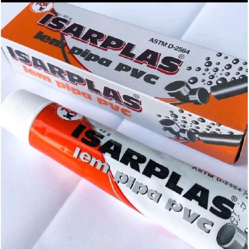 

Lem PVC isarplas 45gr Lem Talang Pipa Paralon Isarplast Tube Pralon