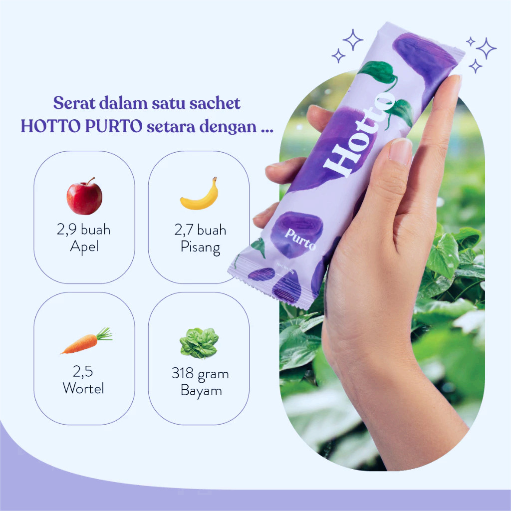 

Cahayadstore Hotto Purto Multigrain With Purple Potato 1 Pouch