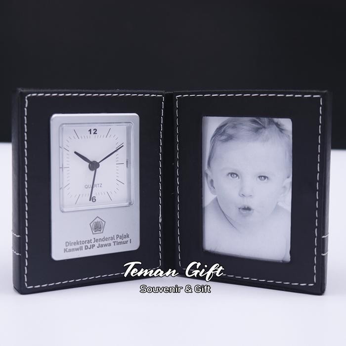 

AHHA Jam Meja Kulit Pen Holder Tempat Pena Custom Logo Brand Souvenir JK05