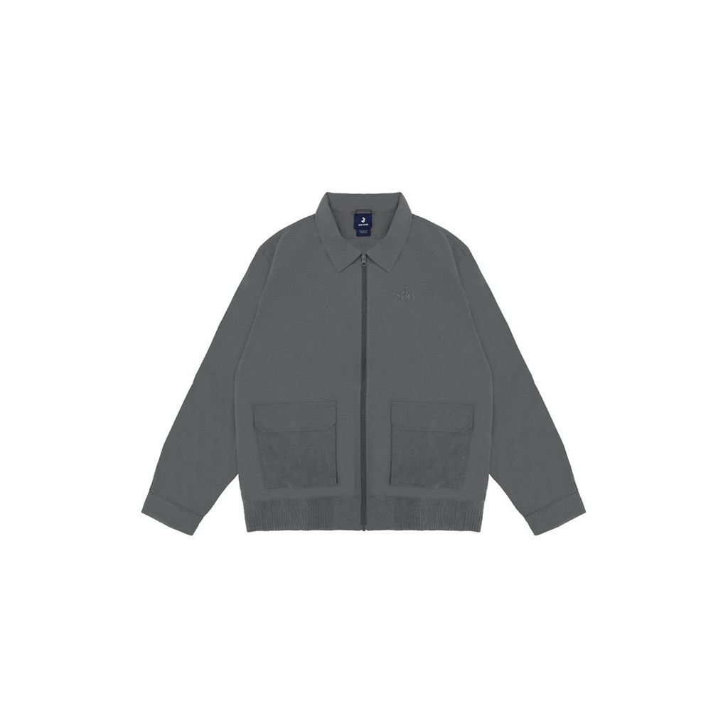 3Second Men's Trucker Zipper Jacket Regular Fit Nylon Porgy HP-160225