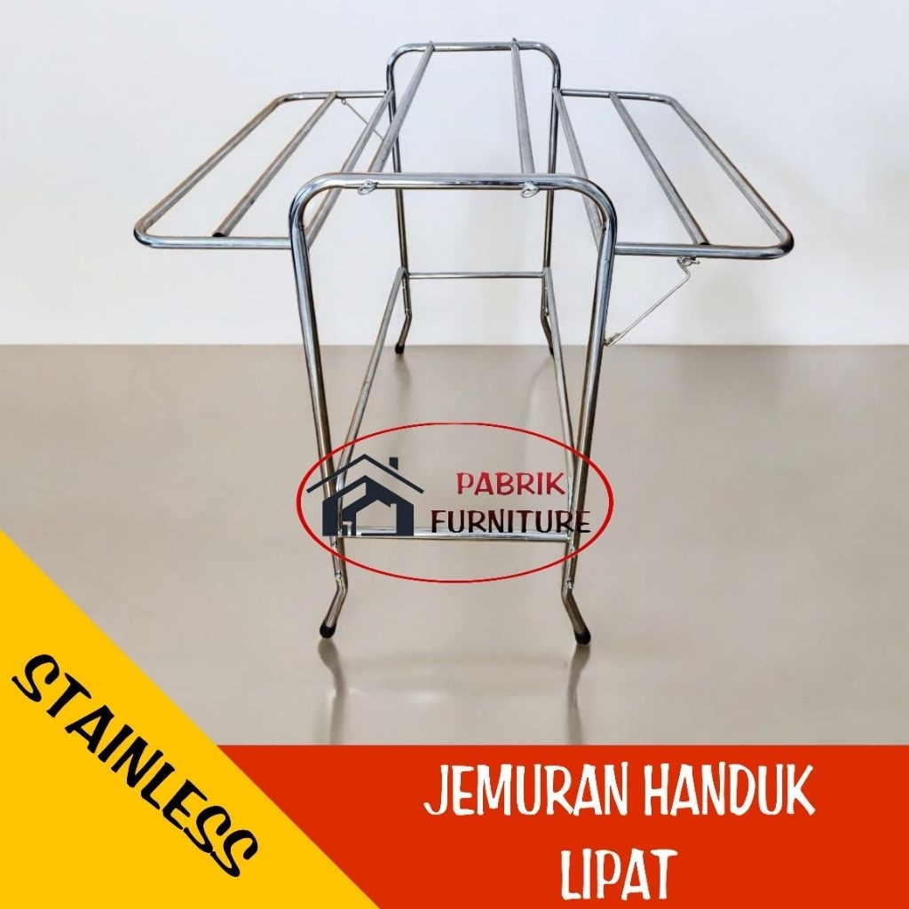 JEMURAN HANDUK STAINLESS STEEL JEMURAN HANDUK MINIMALIS JEMURAN LIPAT