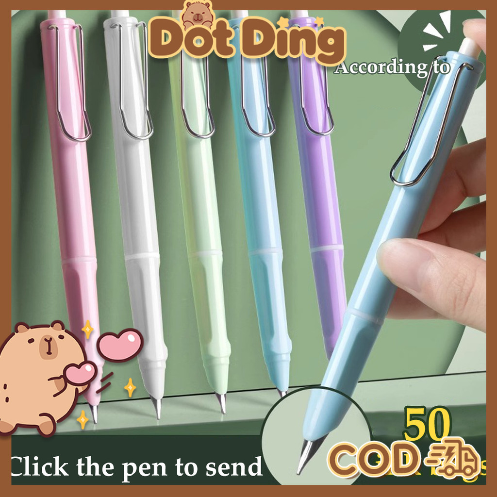 

[DOTDING] Pulpen 0.38mm Pegangan Lembut, Desain Tekan Sederhana Dengan Tinta Cadangan, Untuk Alat Tulis Sekolah/kantor Atau Hadiah H317