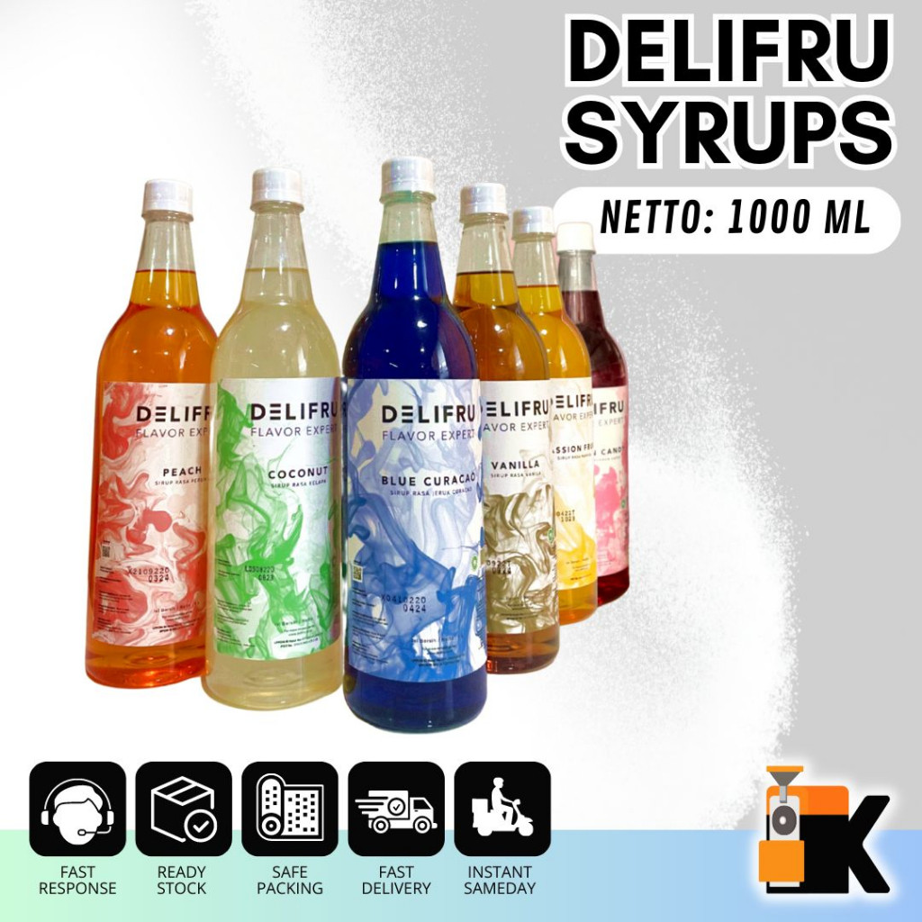 

Kieta Roastery - Syrup Delifru 1000ml - All flavours