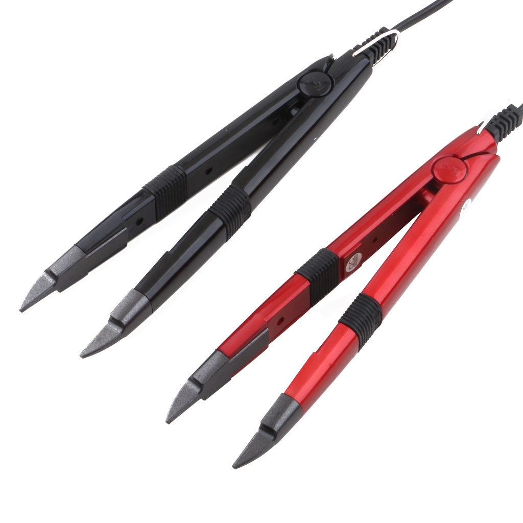 Hair Extension Iron Sharp Tip Fusion Connector Keratin Bonding Tools Adjustable Temperature Heat Con