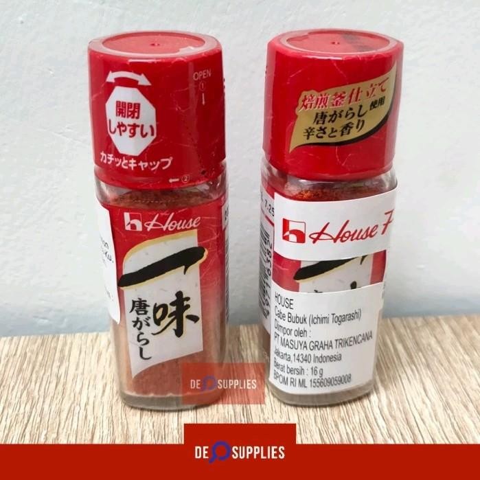 

NEW-[Mall] Terlaris Cabe Bubuk HOUSE Ichimi Togarashi 16gr - Bubuk Cabai Jepang Premium - Standar - Standar