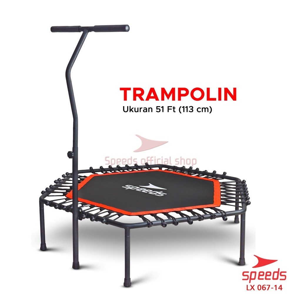 SPEEDS Trampoline Fitness Trampolin Trampolin Jump Fitness Gym Alat Olahraga Lompat  067-14